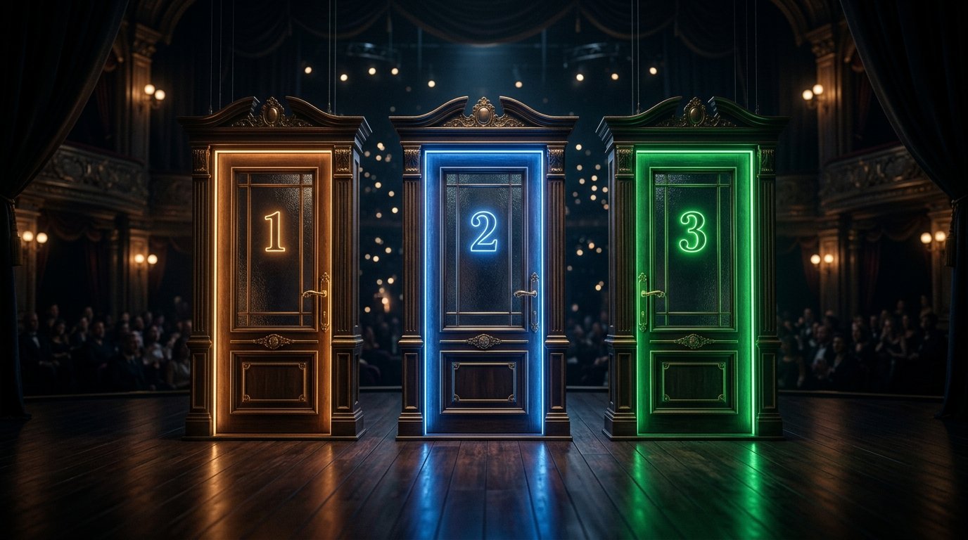 Monty Hall banner layout